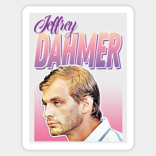 Jeffrey Dahmer ∆∆∆ 90s Styled Retro Graphic Design Sticker